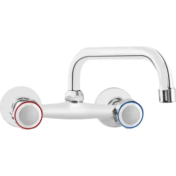 Vodovodní baterie Deante Teno umyvadlová nástěnná baterie, chrom, BON_050D