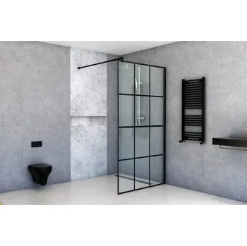 Aplomo Easy In Nero Walk In sprchový kout Rozměr Walk In: 70cm, BK251T07A6