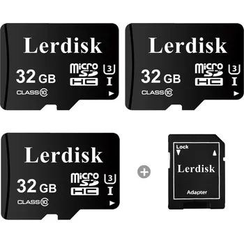 Paměťová karta MicroSD karty Lerdisk 3x32GB U3 V30