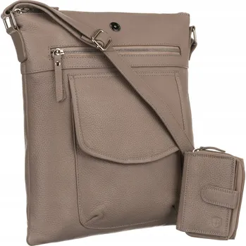 Peterson kabelka přes rameno přírodní kůže béžová