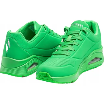 Dámská obuv Sportovní boty Skechers zelené kožené šněrovací velikost 38