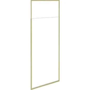 Besco Icon Walk In sprchový kout, gold Rozměr Walk In: 120cm, ICG-120-200C