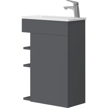 Koupelnový nábytek Lavedo Amadeo Antracit 50 koupelnová skříňka s umyvadlem, AMADEO_T-40_ANTHRACITE