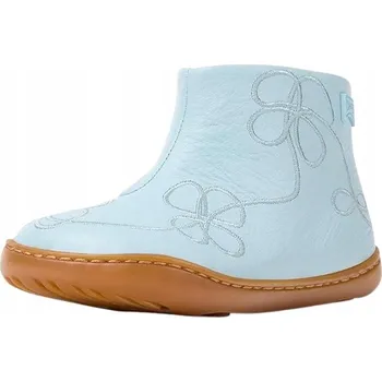 Chlapecká obuv DĚTSKÉ MODRÉ KOŽENÉ KOTNÍKOVÉ KOTNÍKOVÉ BOTY CAMPER SE ZIPEM 26 JKB