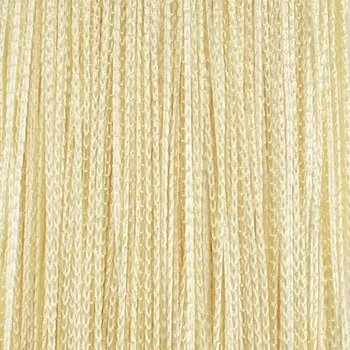 Záclona ZÁCLONY ŠPAGETY ZÁCLONA ZÁVĚS S KOLEČKY 270X280 VANILKOVÁ