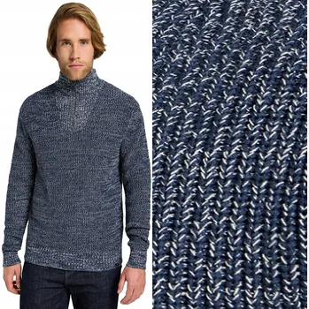 Pánský svetr Svetr Lee HALF ZIP KNIT 112355674 Tmavě modrá (Mood Indigo) L