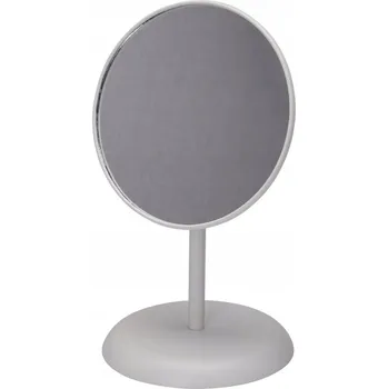 Zrcadlo KOSMETICKÉ ZRCÁTKO ŠEDÉ SKLO ŽELEZO 7,5 X 19 X 25 CM