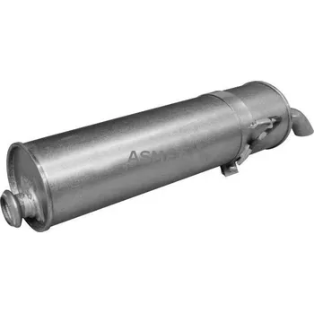Výfukový systém Koncový tlumič výfuku ASMET 08.022