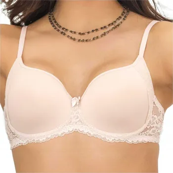 Podprsenka Gaia bezešvá podprsenka béžová velikost 80F