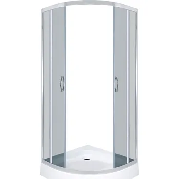 Kerra Intro čtvrtkruhový sprchový kout s vaničkou Rozměr koutu: 90x90cm, INT90