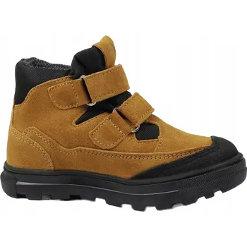 Chlapecké polobotky Chlapecké kožené medové boty Renbut, velikost 22