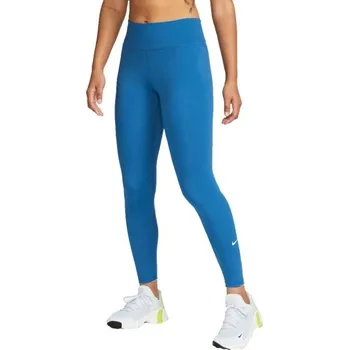 Dámské legíny Dámské sportovní legíny Nike ONE DRI-FIT L Modrá, Bílá