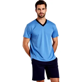 Pánské pyžamo Pánské Pyžamo Krátké FOLTÝN PK 253 Velikost: 5XL