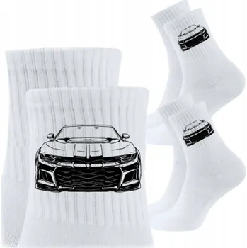 Pánské ponožky 3x Ponožky k Narozeninám Dárek Ponožky pro řidiče auta CAMARO