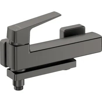 Vodovodní baterie Deante Blur skládací vanová baterie, titan, BQL_D12M