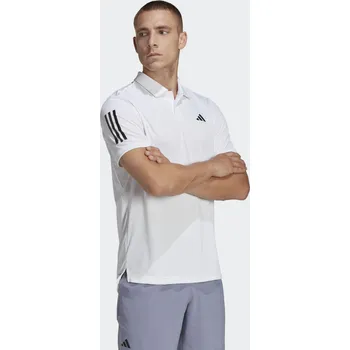Pánské oblečení ADIDAS Polokošile Club 3-Stripes Tennis XL BÍLÁ