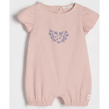 Dětská móda Reserved - Overal s volány - růžová - 3483S-30X - 3483S-30X-68