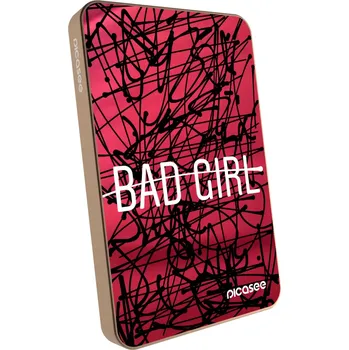 Powerbanka Picasee Powerbanka s MagSafe 5 000 mAh Zlatá - Zlobivá holka