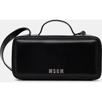 Kabelka Kožená kabelka MSGM 3741MDZ58.622 černá 99X, vel. ONE SIZE