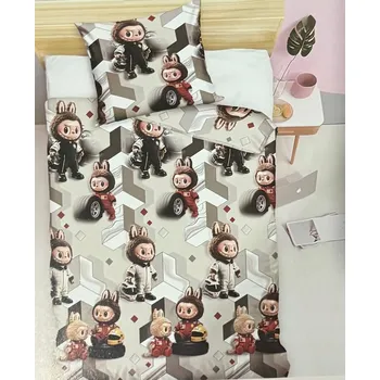 Povlečení Povlečení 3D Labubu - 140x200 cm - 3 dílné