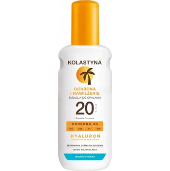 Opalování KOLASTYNA Ochrana a hydratace Opalovací emulze ve spreji SPF20 150 ml