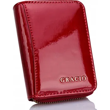 Peněženka Malá dámská kožená lakovaná peněženka Gracio