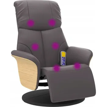 Křeslo Rozkládací křeslo VidaXL šedé