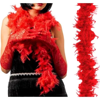 Šála Boa šála All4Party a4p18-0059 180 cm červená