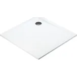 Polimat Perrito White čtvercová sprchová vanička imitace kamene, litý mramor Rozměr vaničky: 80x80cm, 00548