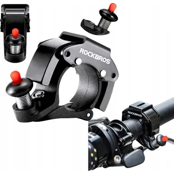 Zvonek na kolo Mechanický zvonek Rockbros 34210006001, průměr 15 mm