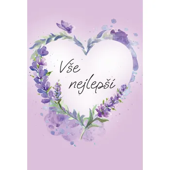 Imagu Elegant 18 přání k narozeninám fialové