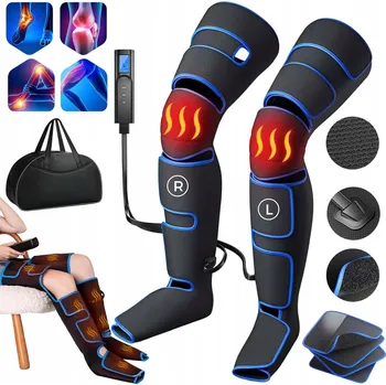 Masážní přístroj MASÁŽNÍ PŘÍSTROJ NA NOHY S OHŘEVEM, TLAKOVOU MASÁŽÍ (PRESOTERAPIE) A 6 REŽIMY