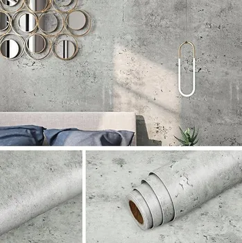 Tapeta NÁBYTKOVÁ DÝHA FÓLIE šedý beton SAMOLEPICÍ 40 cm x 200 cm voděodolná