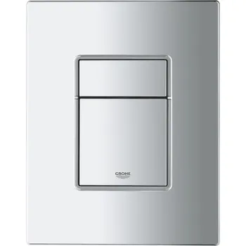 Splachovací tlačítko Splachovací tlačítko WC Grohe Skate, stříbrný chrom 38732000