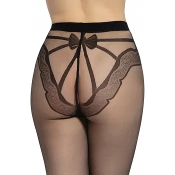 Dámské punčochy Vzorované Punčocháče Gatta Astrea 15 DEN černé Nero, velikost 3