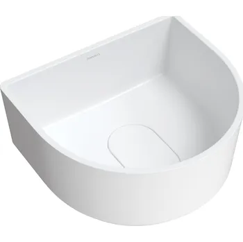 Aplomo Cadence M+ umyvadlo na desku z kompozitu, bílý mat, CADENCE420BM