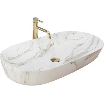 Rea Cleo 81 umyvadlo na desku, Shiny Aiax, REA-U8404