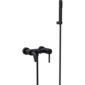 Besco Illusion vanová baterie se sprchou, black, BW-IS-CZ