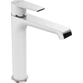 Aplomo Largo umyvadlová baterie vysoká, chrom/bílá, BAH62ND