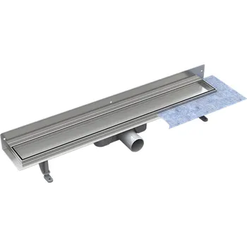 Stavebniny Besco Virgo Next Duo odtokový žlab ke stěně, chrom Délka žlabu: 70cm, OL-70-VND