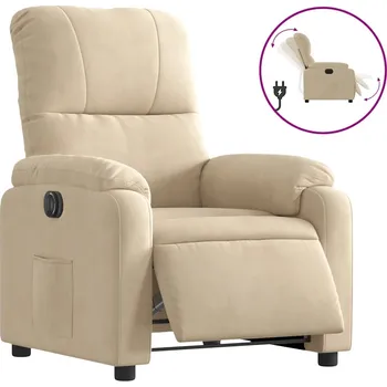 Křeslo Rozkládací křeslo VidaXL béžové