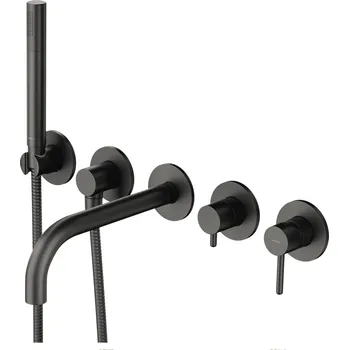 Aplomo Yee 5-otvorový vanový komplet, grafit, Y1237_1GR