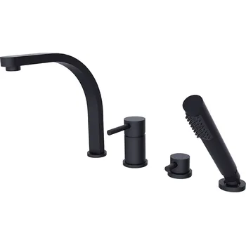 Besco Decco 4-otvorový vanový komplet, black, BW-D4-GR2