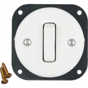 vypínač Keramický schodišťový vypínač pod omítku Retro PRL