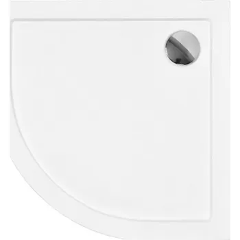 Aplomo Aron Slim čtvrtkruhová sprchová vanička Rozměr vaničky: 90x90cm, BAA-90-NR