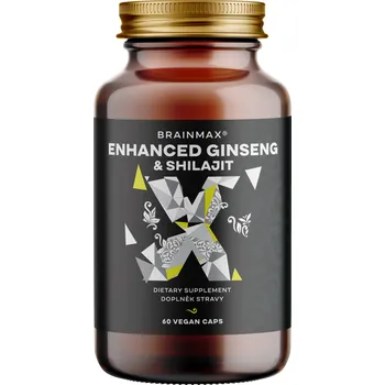 Přírodní produkt BrainMax Enhanced Ginseng & Shilajit 60 cps.