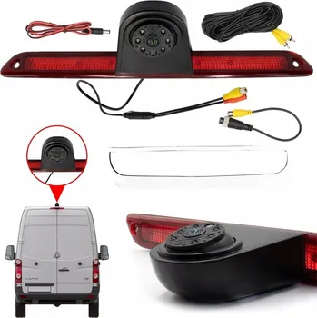 Parkovací asistent Couvací kamera pro dodávku Volkswagen Crafter 2006–2016, IP68, Anti-Fog, HD, 6× IR LED