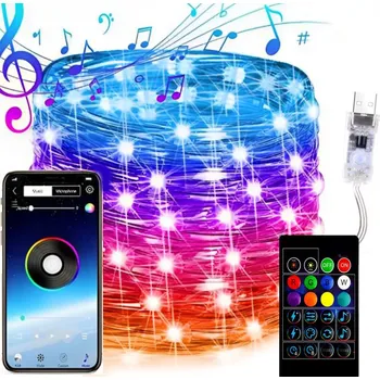 LED osvětlení Inteligentní LED pásek 15m 150 diod RGB Bluetooth ovládání přes aplikaci