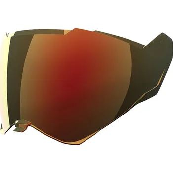 Plexi pro helmy Nexx X.WST3 zrcadlově červeno-oranžové