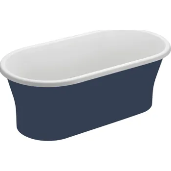Polimat Amona volně stojící akrylátová vana 150x75, modrá, 00507